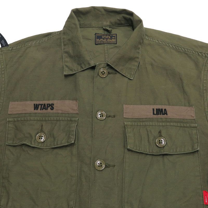 WTAPS ダブルタップス 17SS BUDS LS/SHIRT.COTTON.SATIN 171WVDT-SHM01