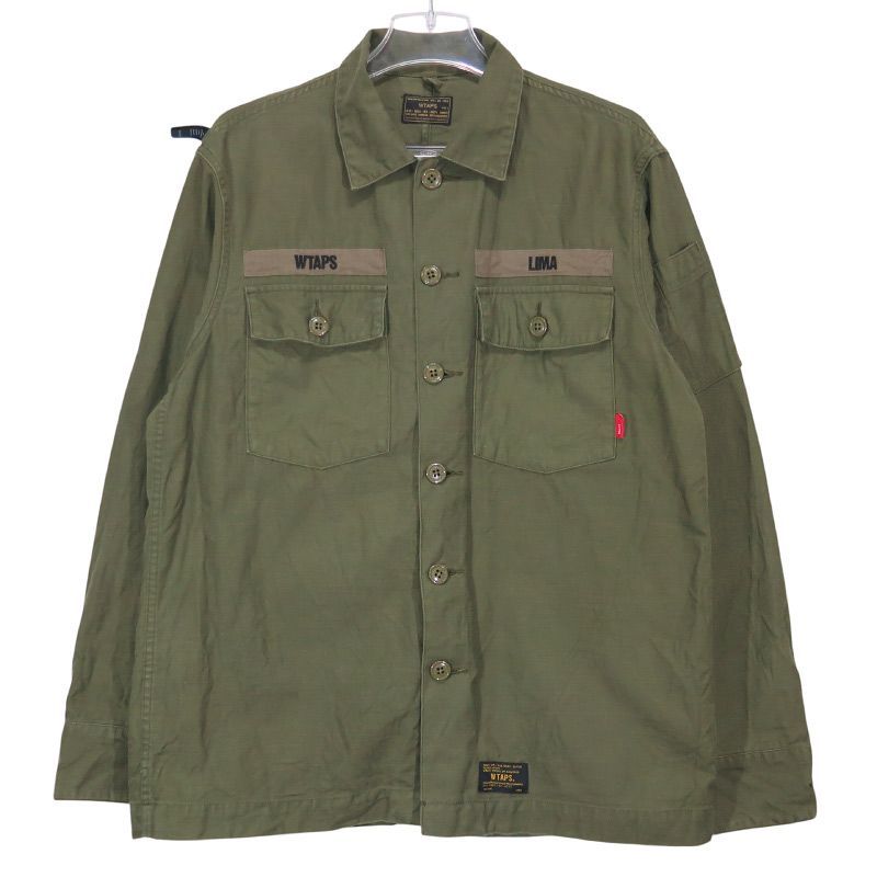 WTAPS ダブルタップス 17SS BUDS LS/SHIRT.COTTON.SATIN 171WVDT-SHM01