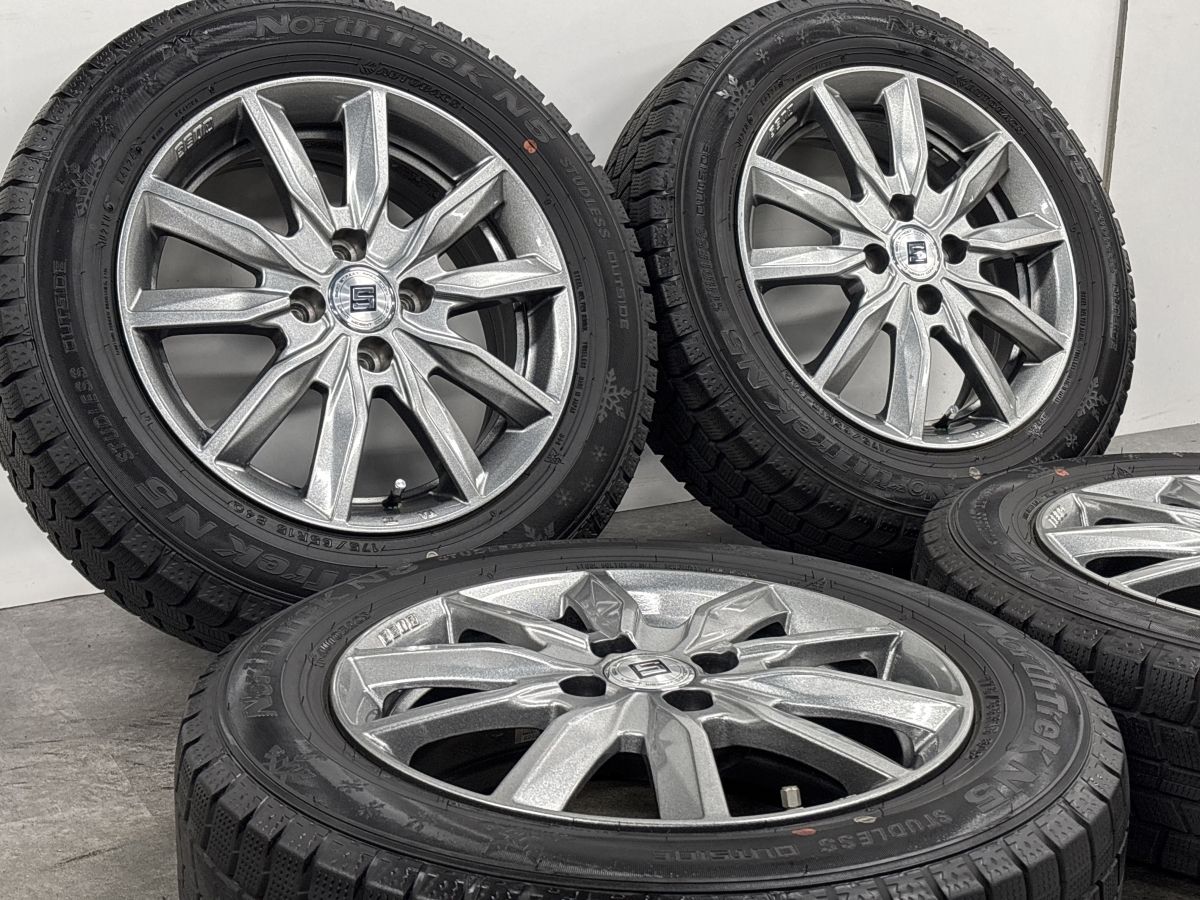 バリ溝】SEIN 15in 5.5J +43 PCD100 ノーストレック N5 175/65R15