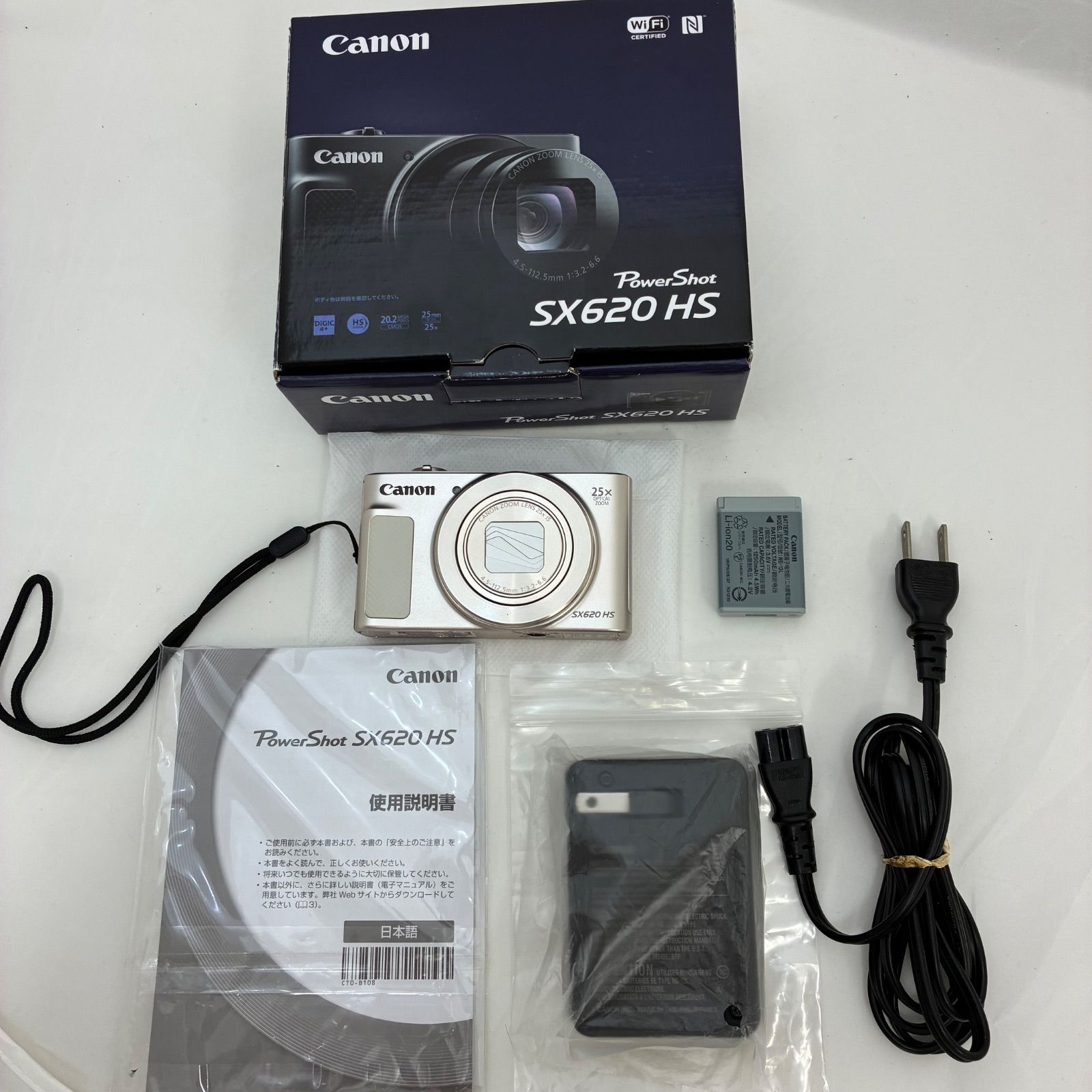 【Canon キャノン】SX620HS デジカメ コンパクトデジタルカメラ 美品@