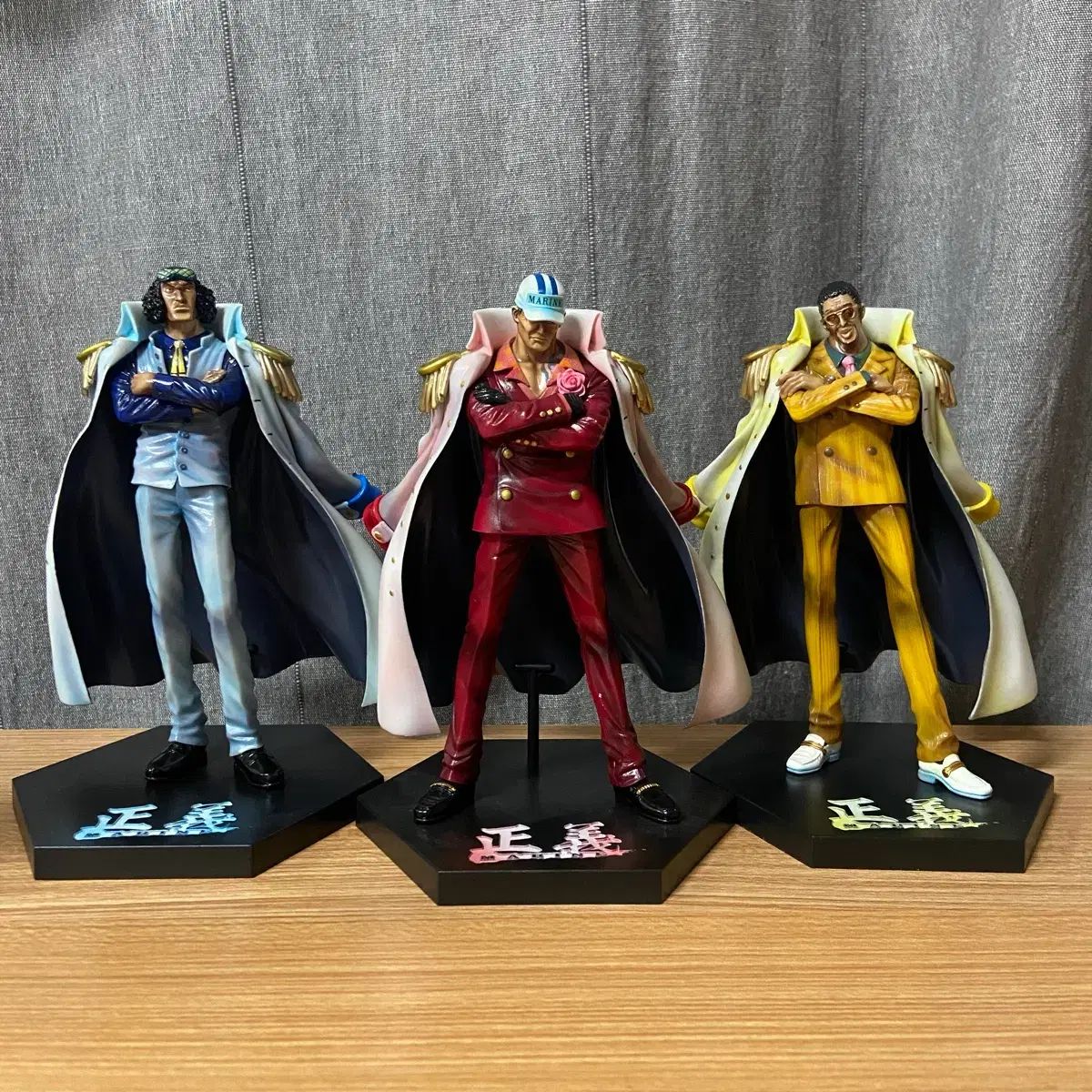 リーペイント ONE PIECE 海軍 必須アイテム キラフレンド フィギュア (赤井 キーザル 青キジ)