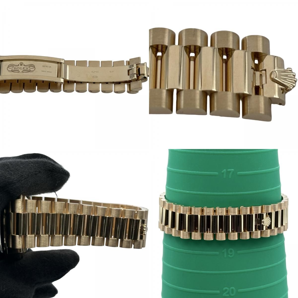 ロレックス ROLEX デイデイト 36 128238A ダークグレー ゴールド 自動