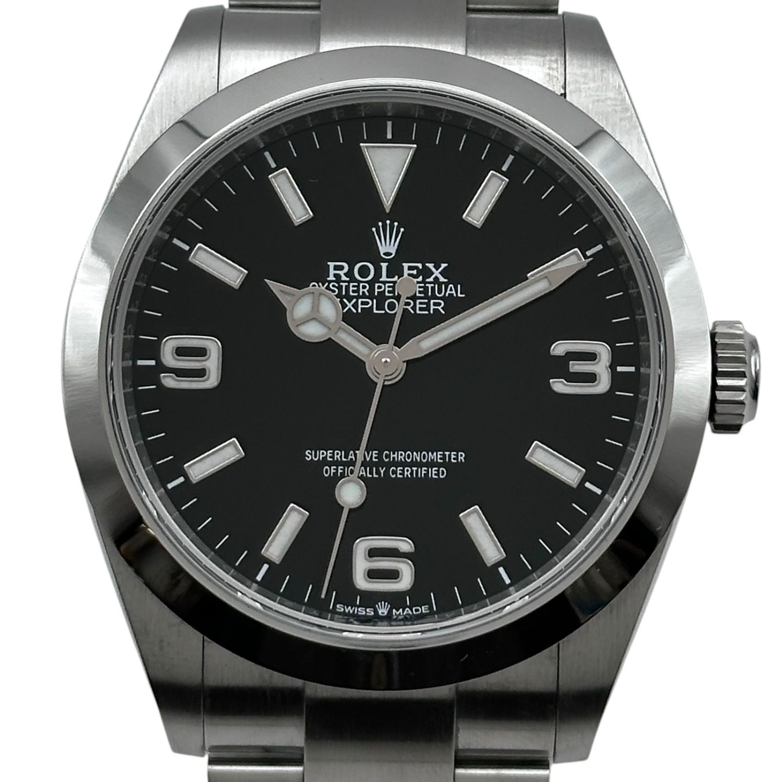 ロレックス ROLEX エクスプローラー 40 224270 ブラック ステンレススチール 自動巻き メンズ 腕時計