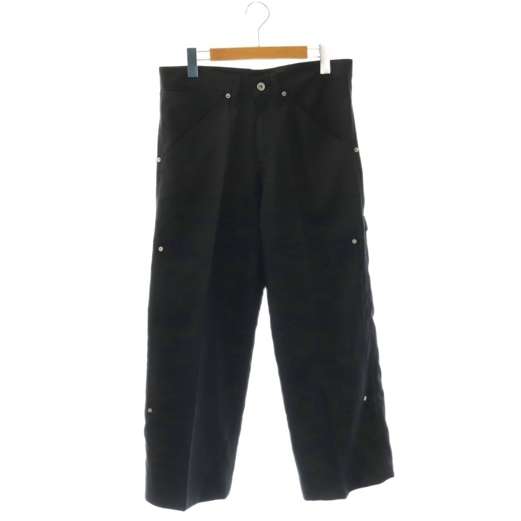 ダイリク DAIRIKU 24AW painter pressed pants パンツ ペインターパンツ ストレート S ブラック /CX ■OS