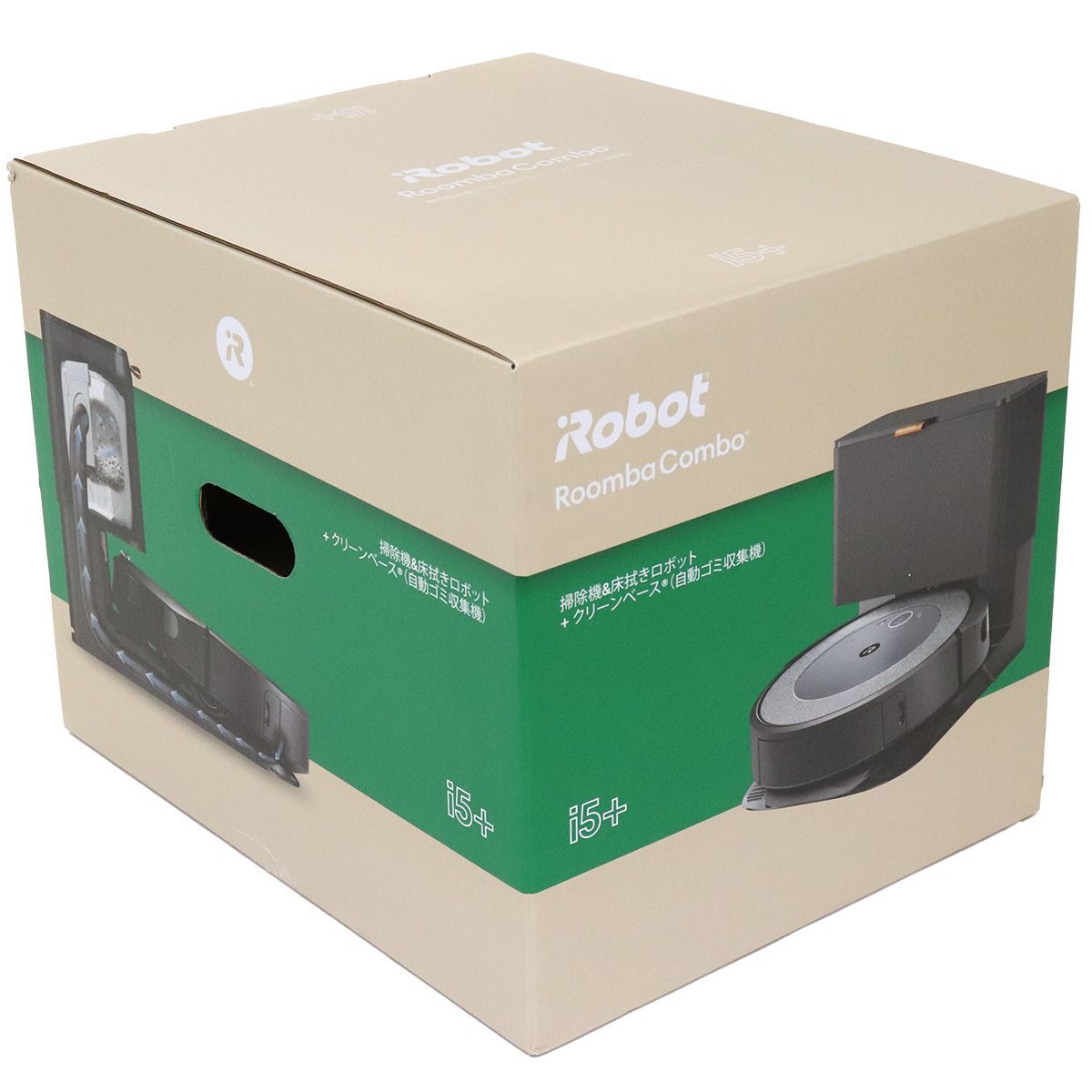 iRobot アイロボット ルンバコンボi5+ i557860 掃除機&床拭きロボット+クリーンベース（自動ゴミ収集機） 【未使用品】【送料無料】 080530ktxin-18380