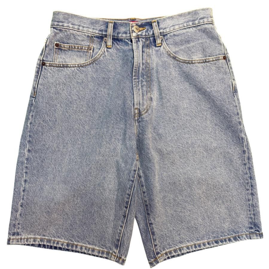 【美品】サイズ【30/S】シュプリーム Supreme 26SS／ Baggy Denim Short ／Washed Indigo ／バギーデニムショートパンツ　8065000234857