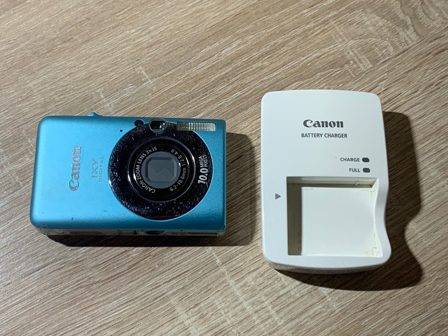 1035 Canon IXY DIGITAL 110 IS スカイブルー デジカメ 【ネ】