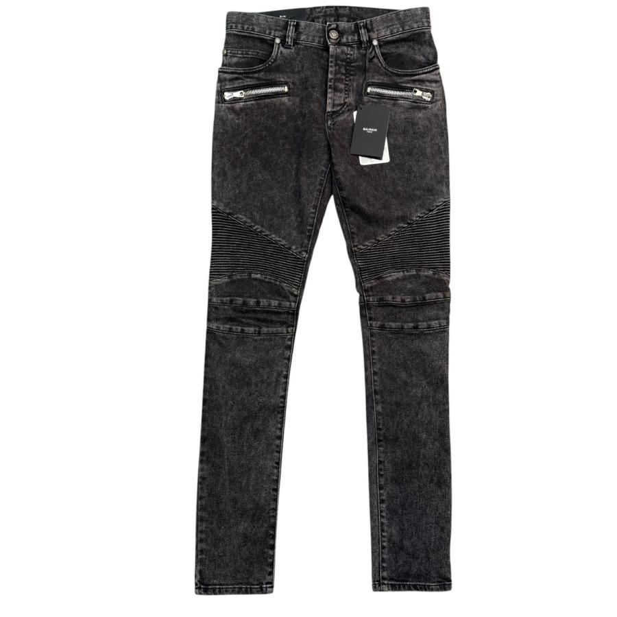美品】サイズ【28】バルマン BALMAIN BH2 PANTS DENIM ZIP SLIM