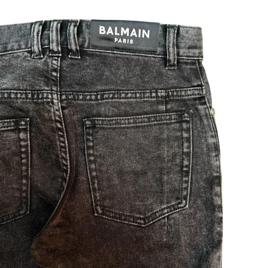美品】サイズ【28】バルマン BALMAIN BH2 PANTS DENIM ZIP SLIM