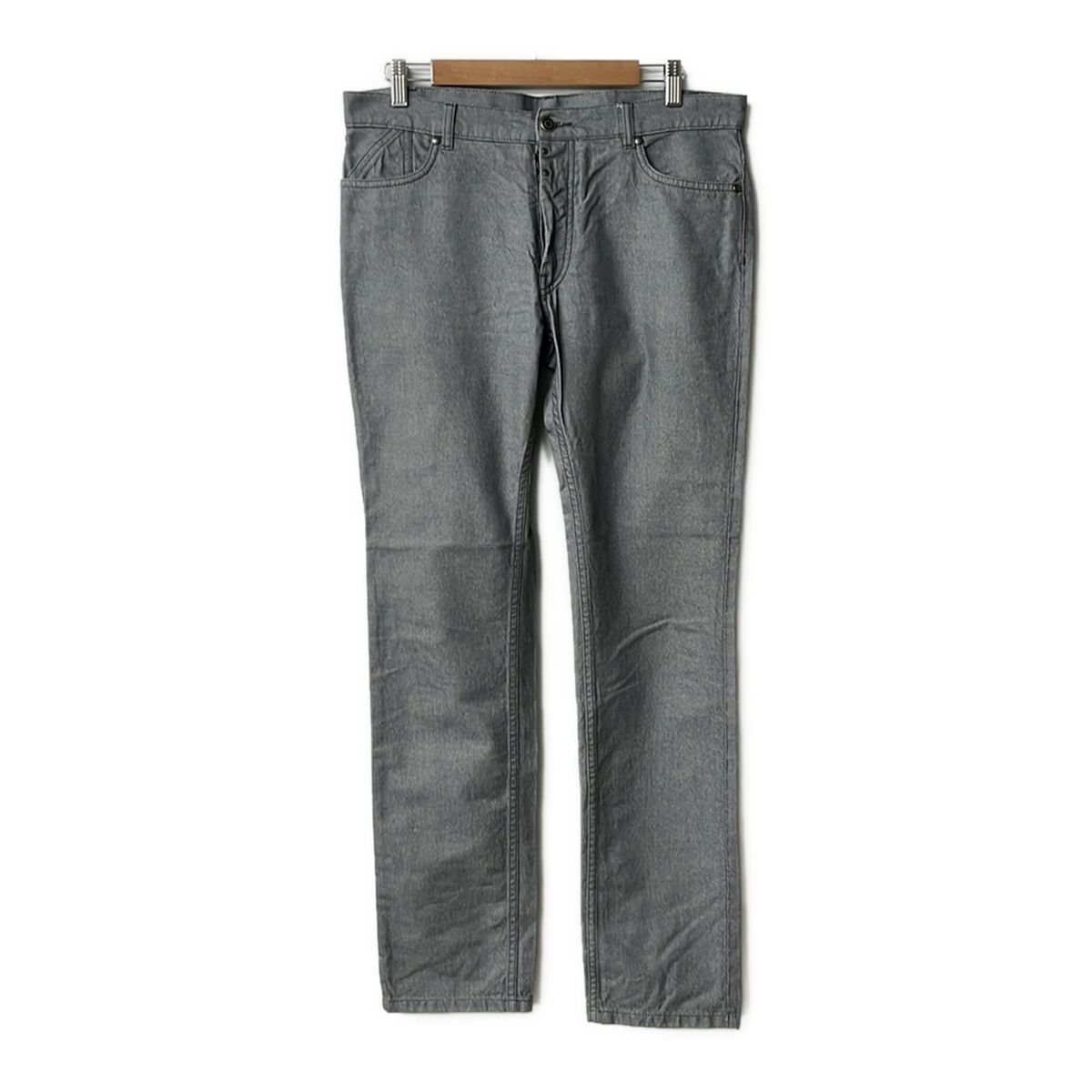 MARTIN MARGIELA(マルタンマルジェラ) ジーンズ サイズ48 L メンズ美品 - S30LA0057 グレー フルレングス/ボタンフライ 11,324円