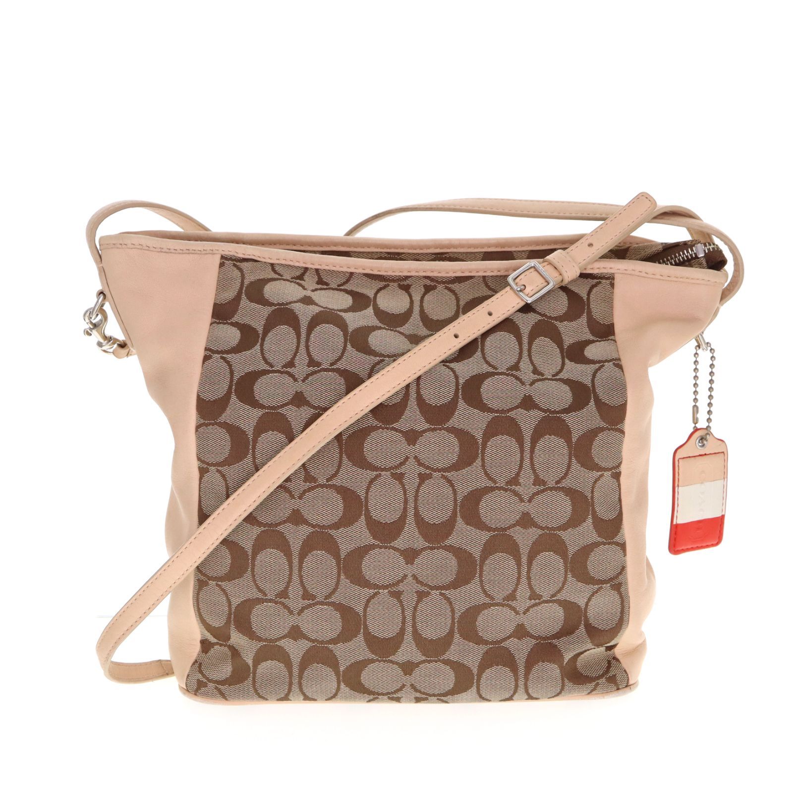 【中古】 COACH コーチ 23702 ショルダーバッグ レディース メンズ バッグ ベージュ ブラウン ブランド 12,905円