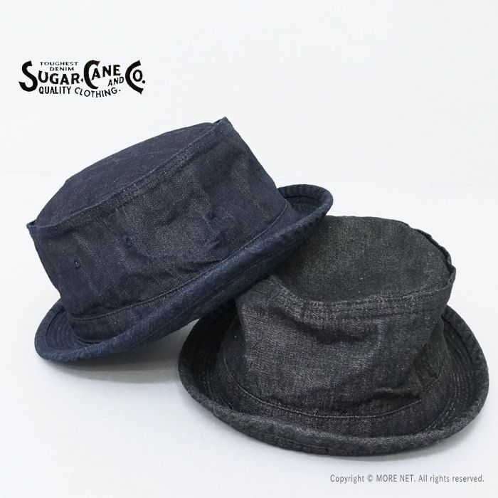 シュガーケーン SUGAR CANE 10オンスデニム ポークパイハット SC02466