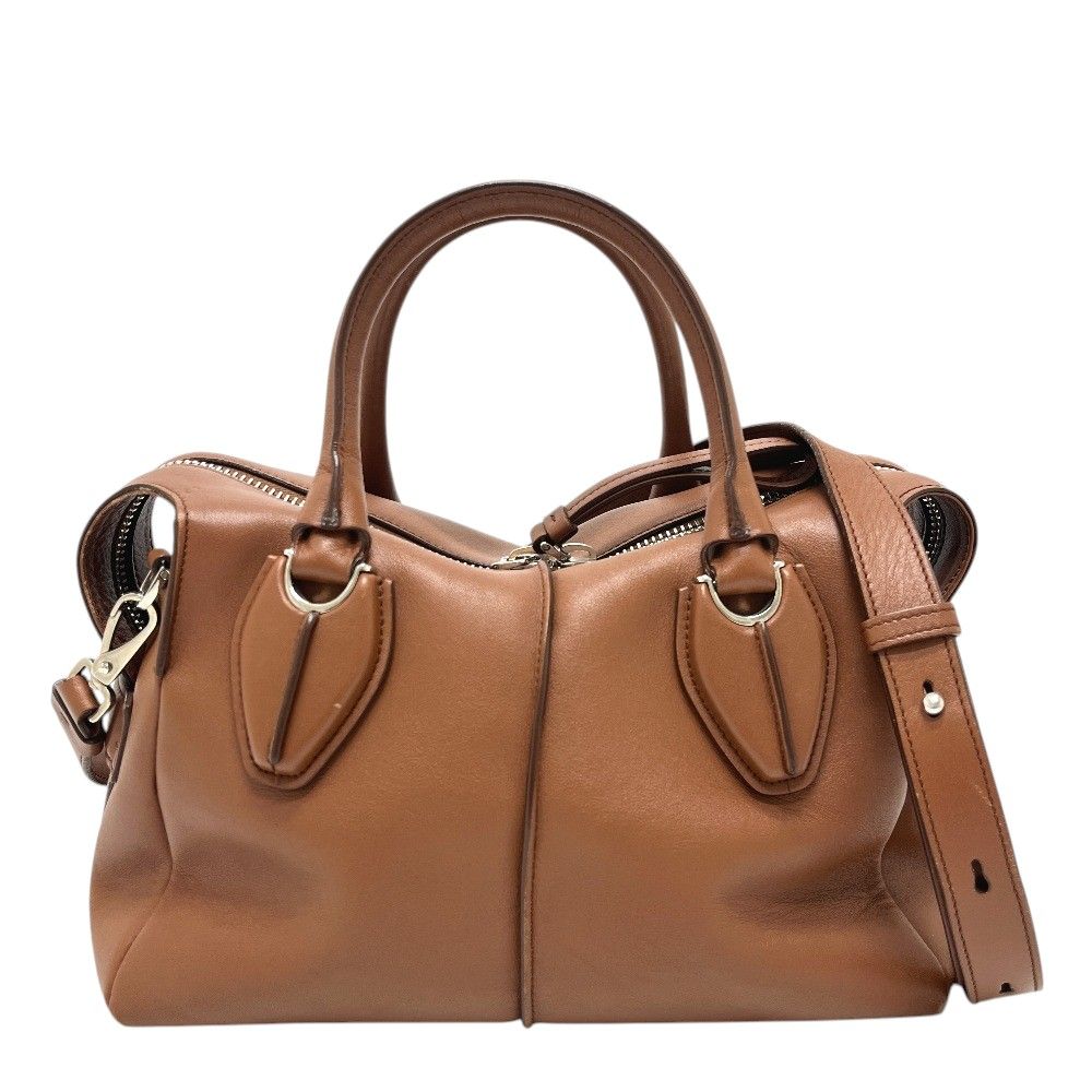 トッズ Dバッグ Dスタイリング ハンドバッグ レザー 2way ブラウン TOD'S トッズ ハンドバッグ Dスタイリング レザー ブラウン - メルカリ