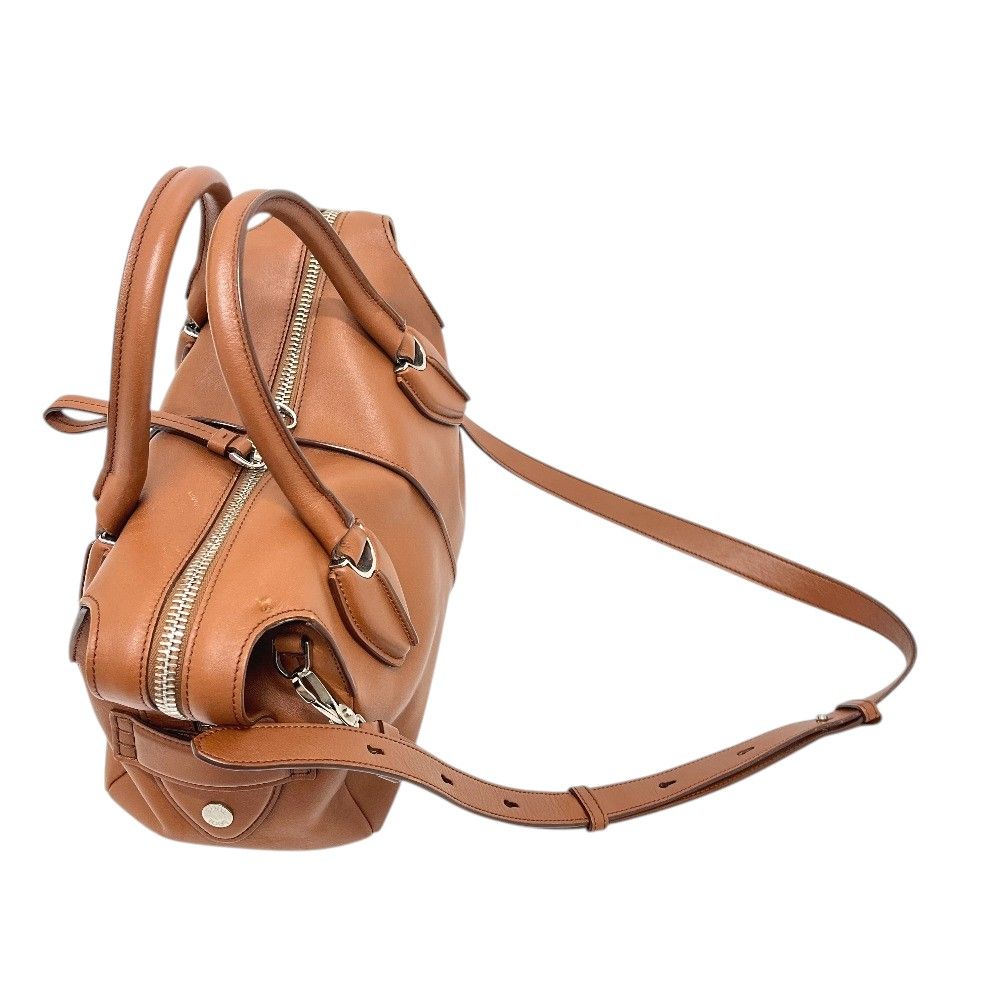 TOD'S トッズ ハンドバッグ Dスタイリング レザー ブラウン - メルカリ