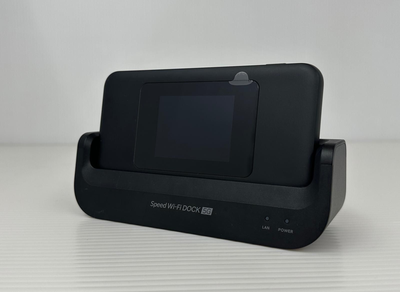 【中古品】speed Wi-Fi DOCK 5G 01 モバイルルータ 本体 (2605305)