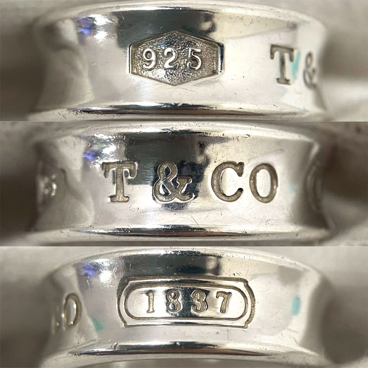 TIFFANY&Co.】1837 1997 ナロー リング SV925 SILVER/シルバー 総重量