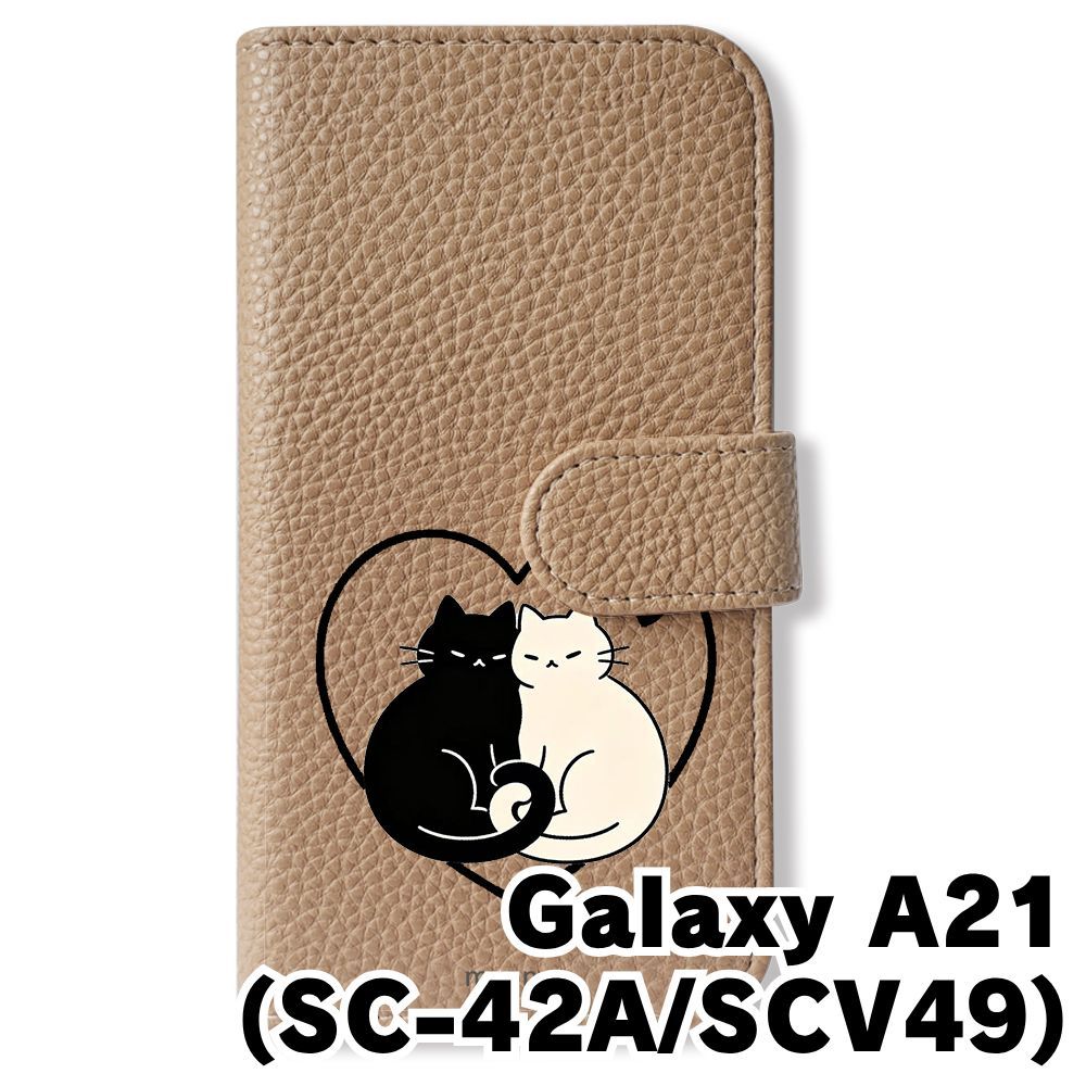 新品未使用】 Galaxy A21 SC-42A SCV49 手帳型スマホ ケース (色