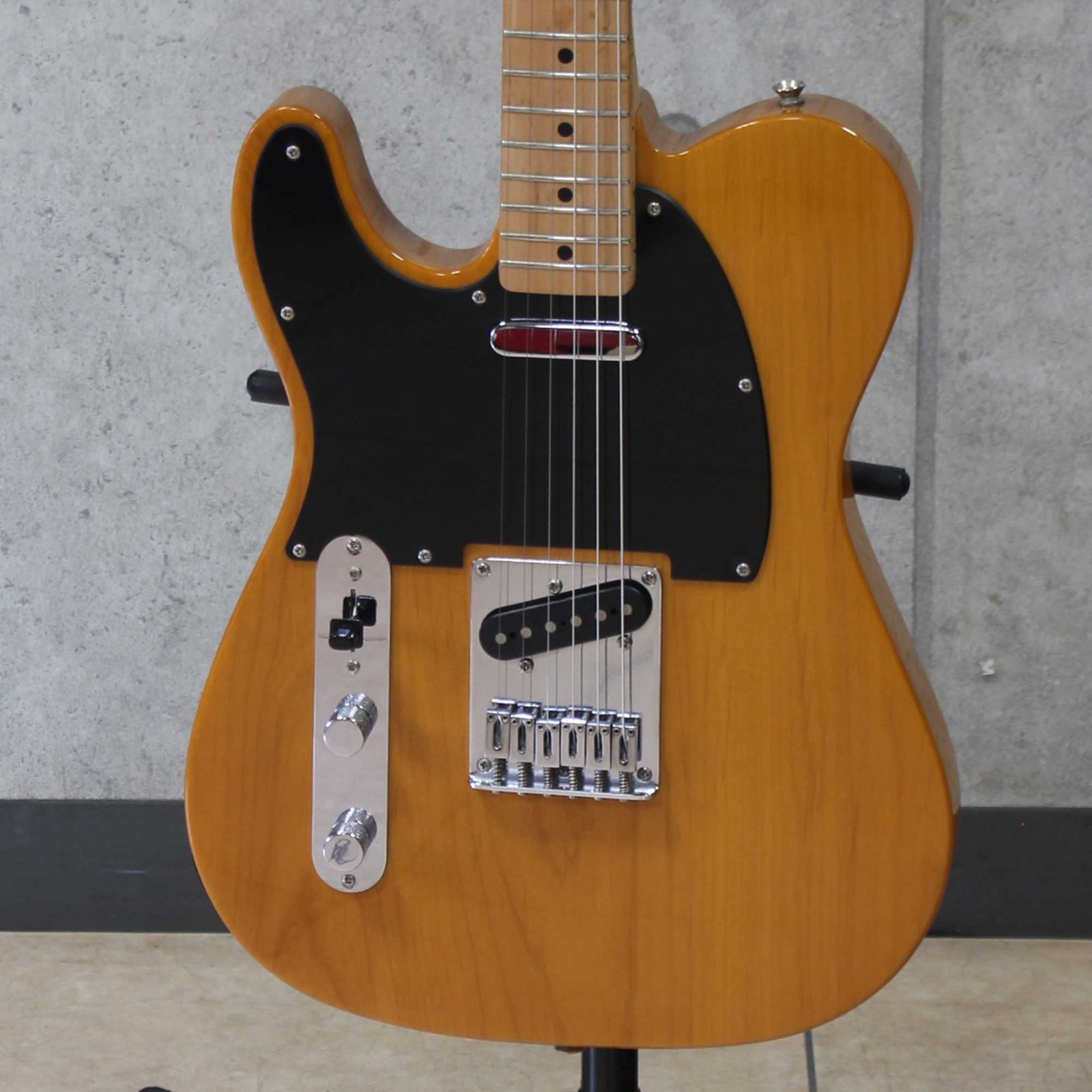 中古 Squier Affinity Series Telecaster Lefty Butterscotch Blonde
