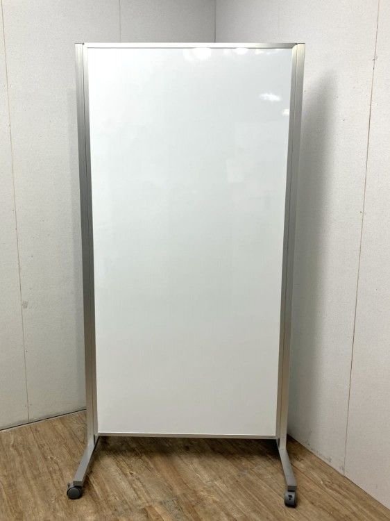 【中古品】 ホワイトボードパーテーション ホワイト