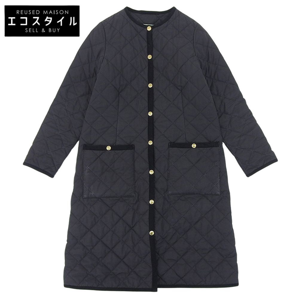 TRADITIONAL WEATHERWEAR トラディショナルウェザーウェア ナイロン キルティングコート レディース 32 ブラック 32