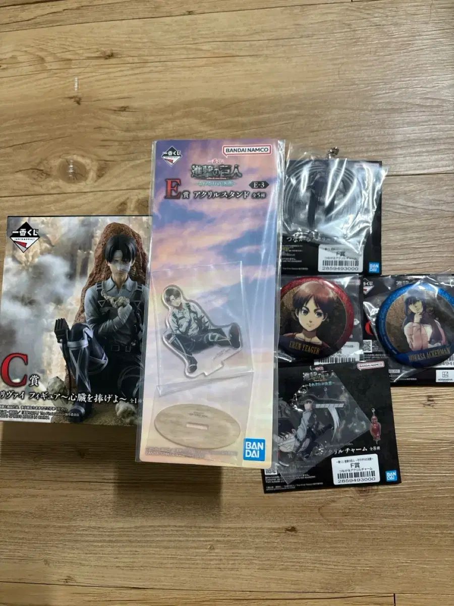 進撃の巨人 一番くじ リヴァイ C賞 +下位賞