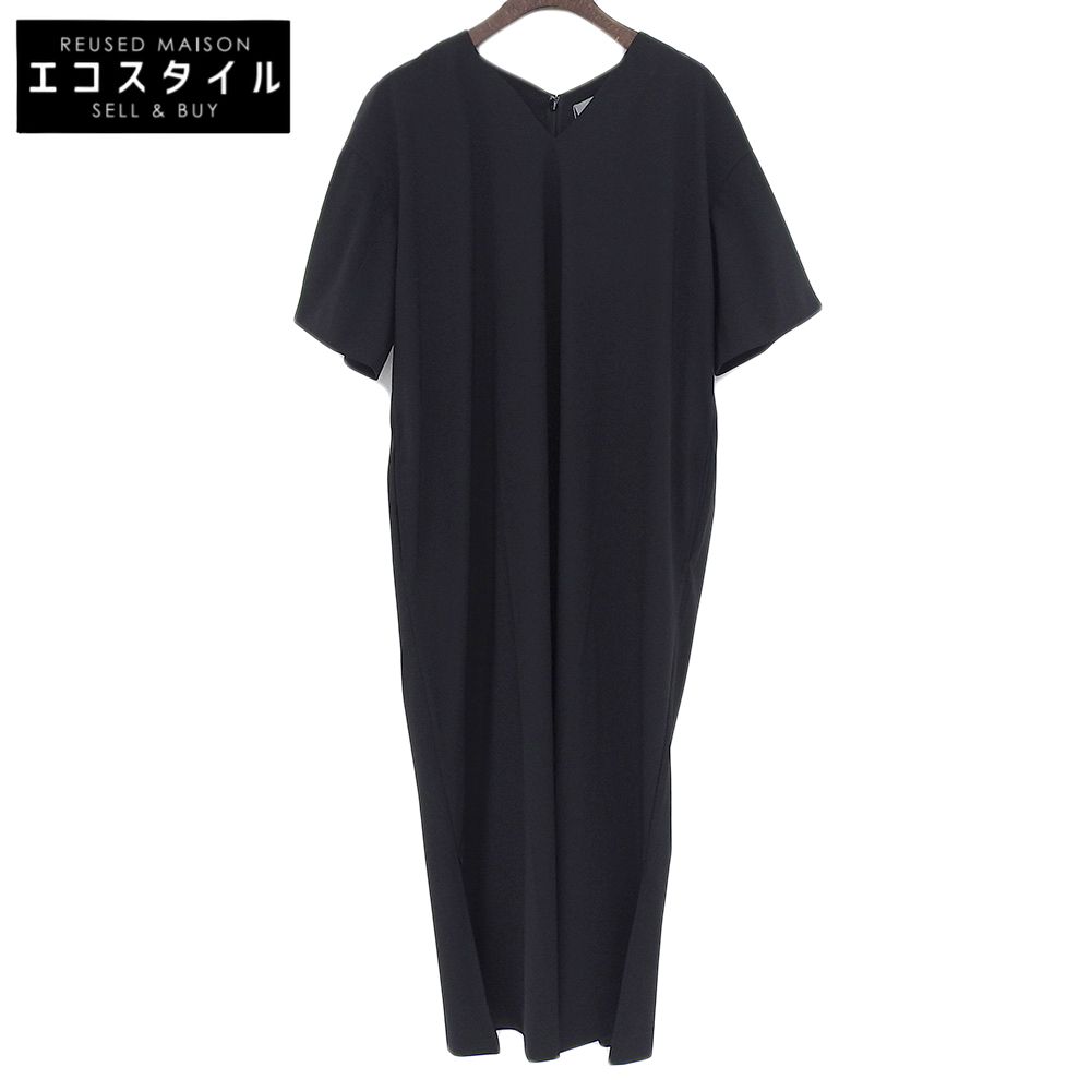 theory luxe　セオリーリュクス　新品同様 SELINA EURO SENSITIVE ワンピース レディース ブラック 38 03-0305035　38
