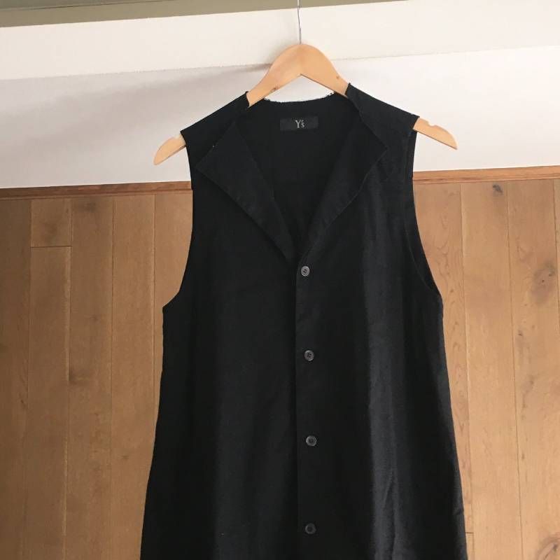 Y's ワイズ　ヨウジヤマモト　ロングチェックワンピース サイズ2 美品 ワイズ Y's ヨウジヤマモト ロング ワンピース2 YY-D81-003