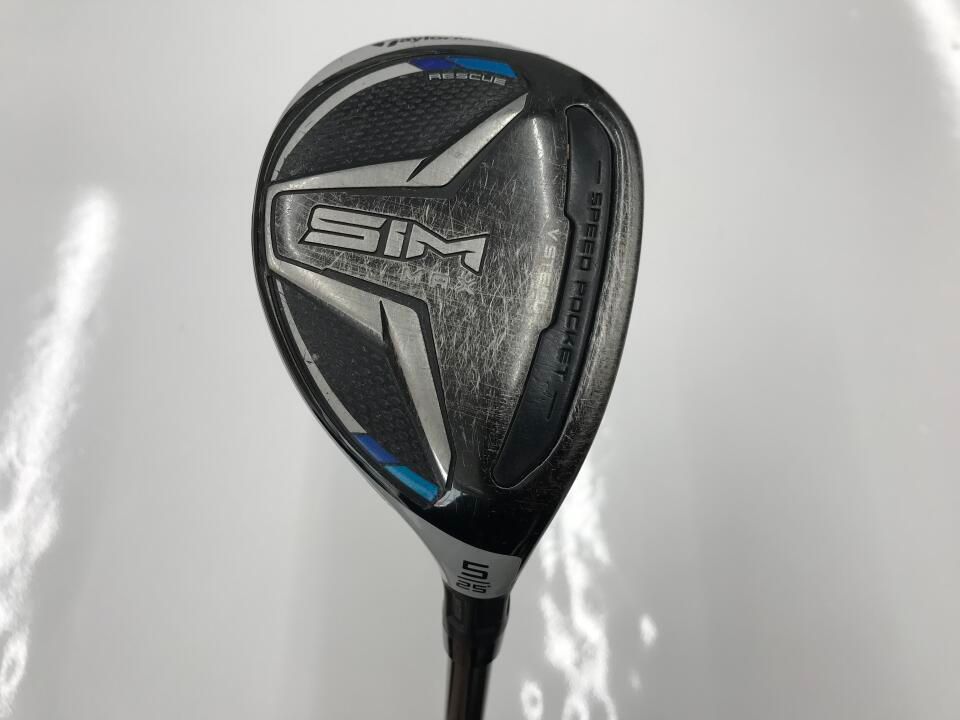テーラーメイド　SIM MAX　25度　TENSEI BLUE TM60　Rフレックス　ユーティリティ　中古　ゴルフドゥ！新居浜店【最短即日発送】