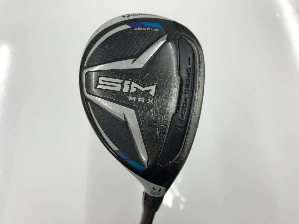 テーラーメイド　SIM MAX　22度　TENSEI BLUE TM60　Rフレックス　ユーティリティ　中古　ゴルフドゥ！新居浜店【最短即日発送】
