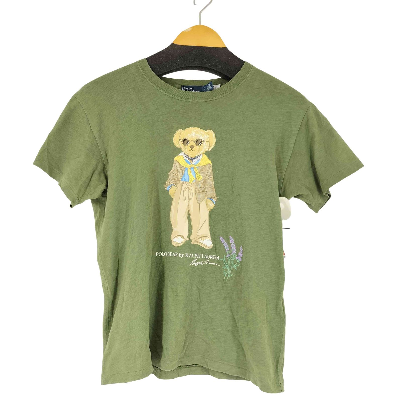 ポロバイラルフローレン Polo by RALPH LAUREN POLOベア コットン ジャージー Tシャツ レディース JPN：S