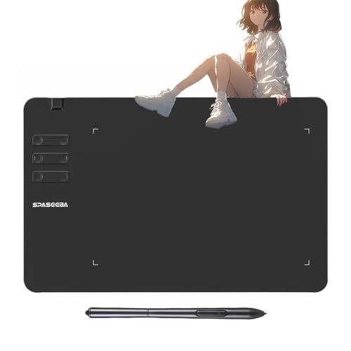 ペンタブレット T605 ペンタブ 6.7*4インチ 板タブ 筆圧感知 8192 充電不要ペン 6個 ショートカット OTGアダプター付き イラスト入門用 超薄型 携帯便利 Windows/Mac/Android/スマホに対応 初心者/学生向 49488ddc