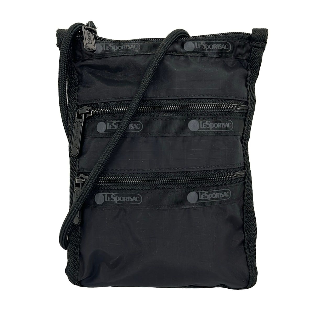 LESPORTSAC(レスポートサック) ショルダーバッグ - 黒 斜めがけ/ミニ 
