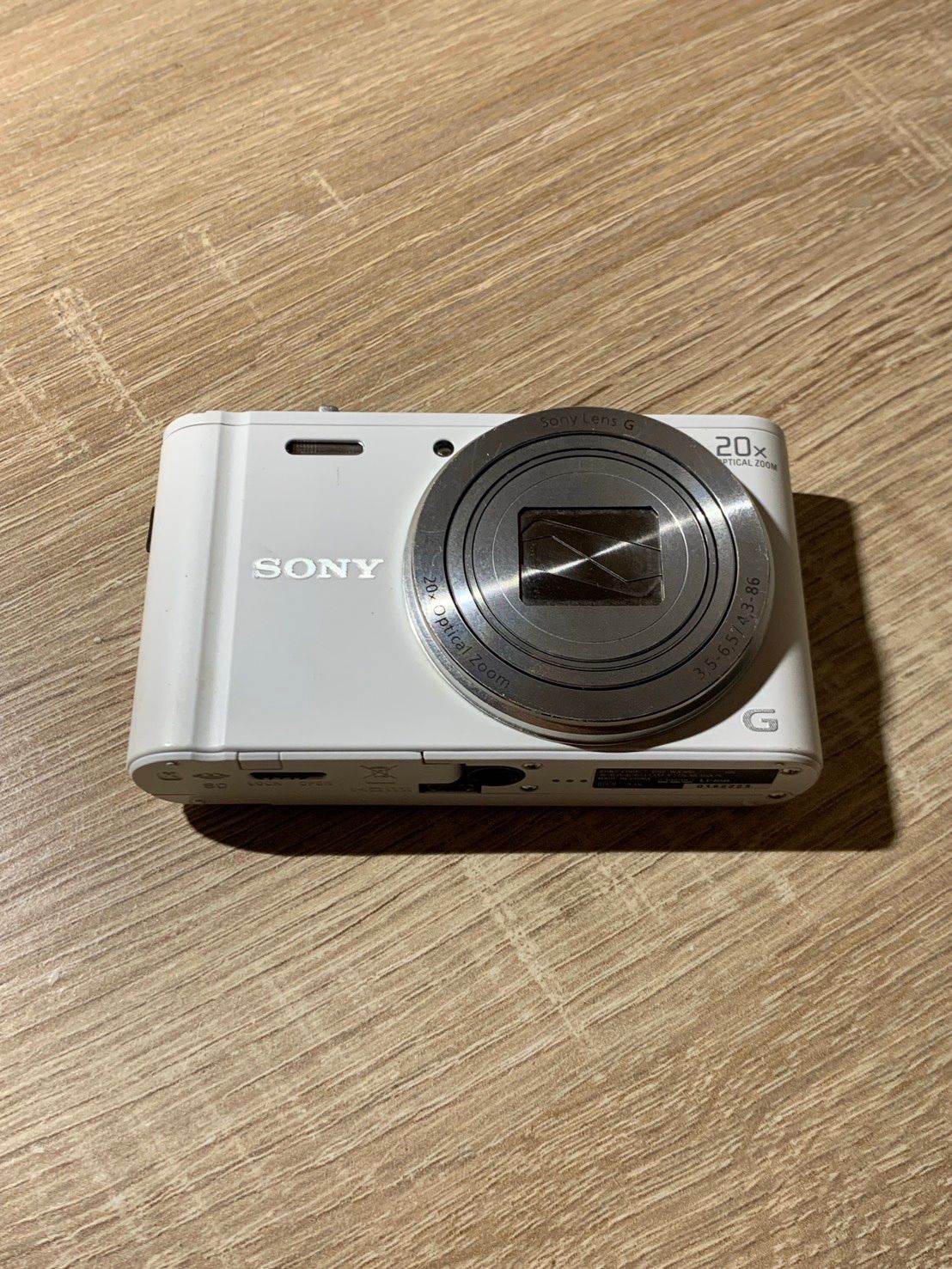 1028 Sony ソニー Cyber-shot DSC-WX300 ホワイト デジカメ 動作確認済み【ネ】