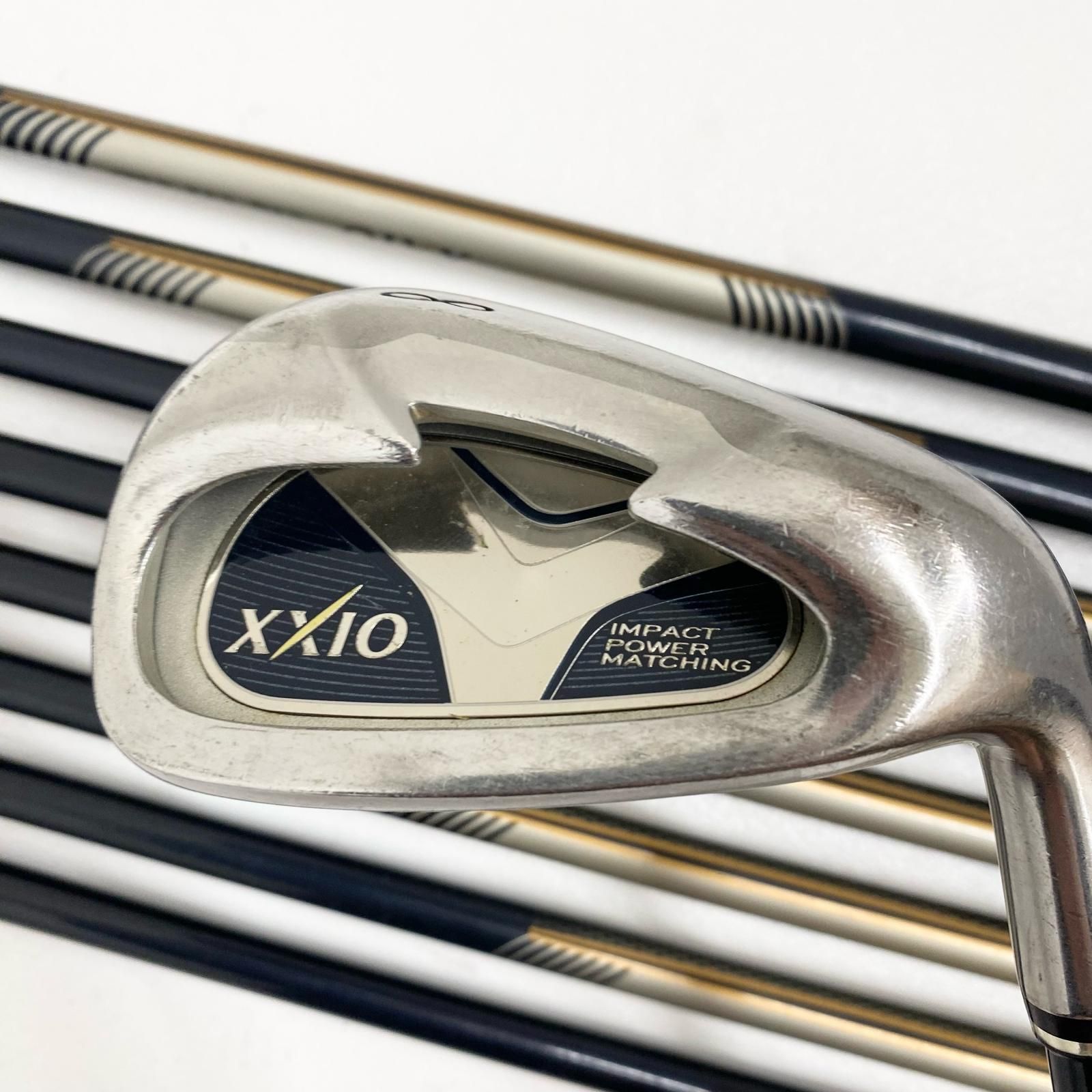 【加古川店】 中古 XXIO | ゼクシオ アイアン 5代目 ｻﾞ･ｾﾞｸｼｵ(2008) アイアン9本ｾｯﾄ 4~9.P.S.A　MP500　フレックスS 【427】