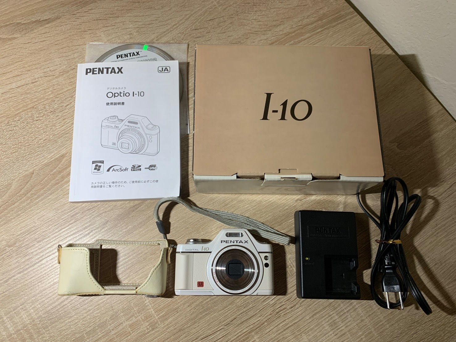 PENTAX OPTIO I-10 デジタルカメラ 動作確認済み Optio I-10 パール