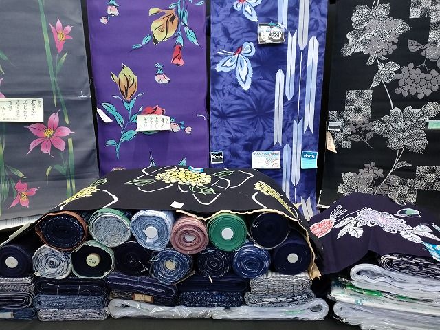 平和屋本店■浴衣反物 まとめて 45点 蝶 花柄 紫陽花 kansai 山本寛斎 夏すがた みそぎ染 など 全て未使用 ppp3883