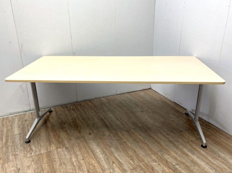 【中古品】イトーキ DDシリーズ 1800ミーティングテーブル ナチュラル