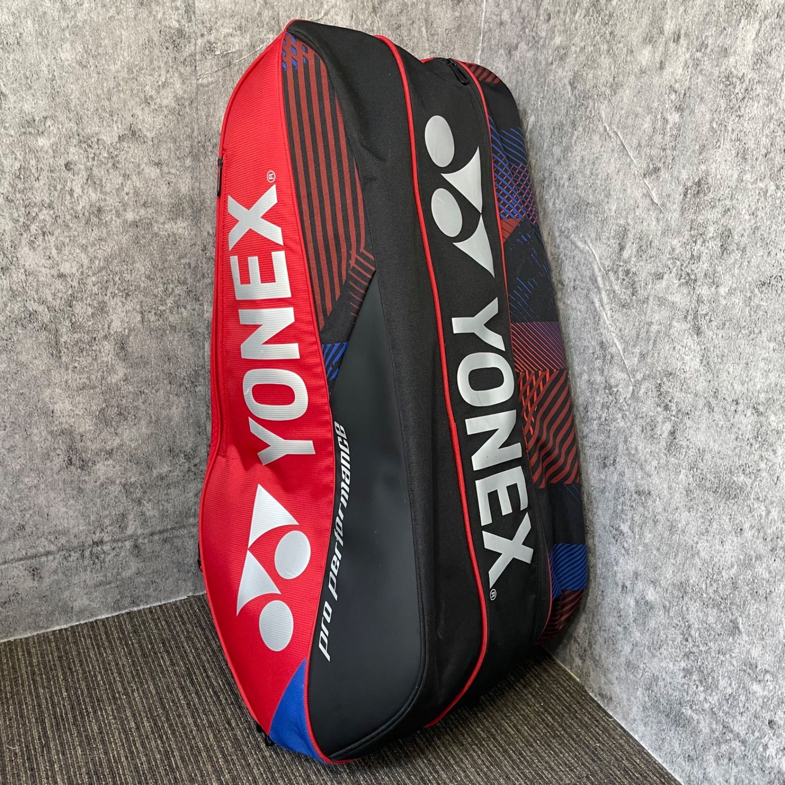 YONEX ヨネックス ラケットバッグ リュック pro performance 9本収納 レッド 大容量