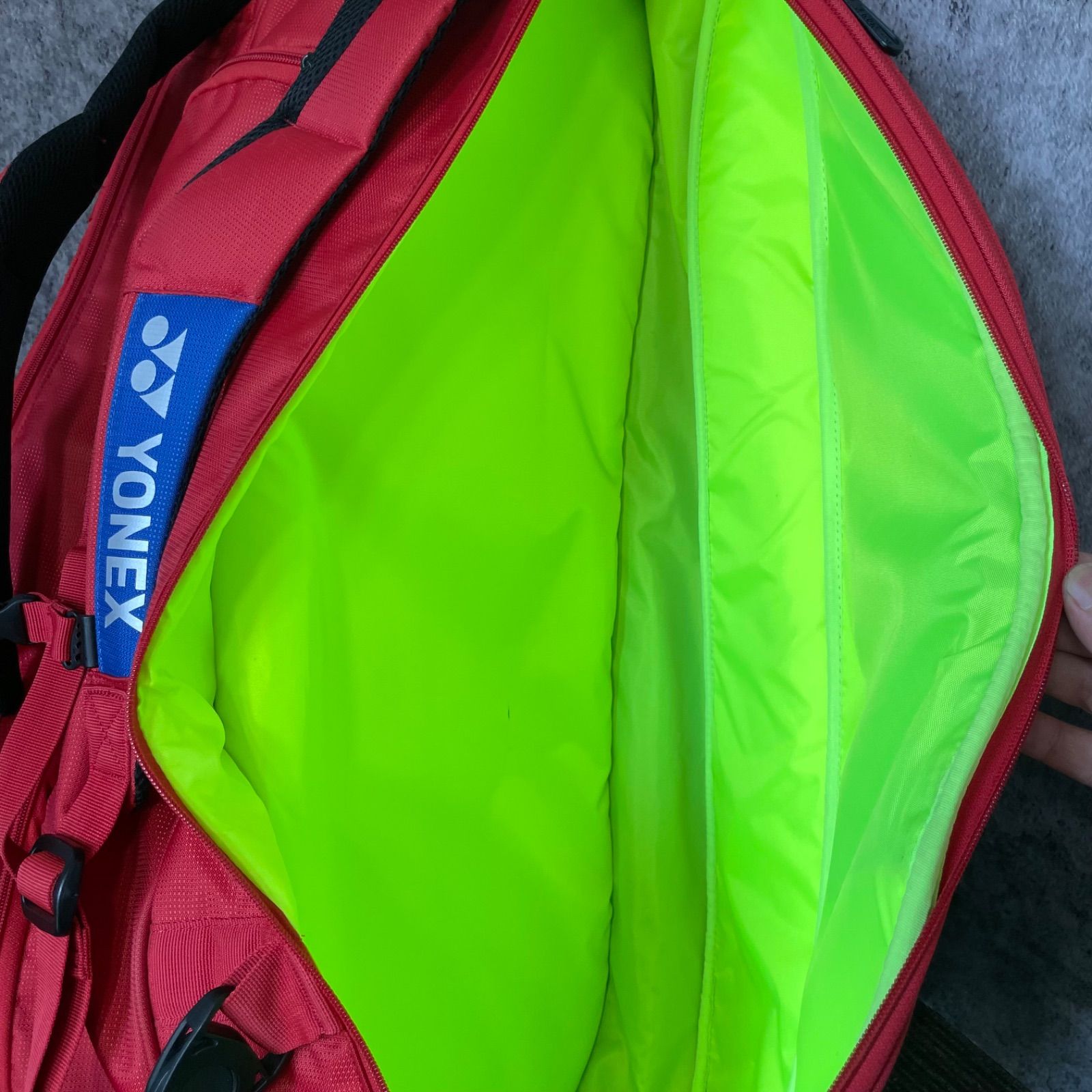 YONEX ヨネックス ラケットバッグ リュック pro performance 9本収納 レッド 大容量