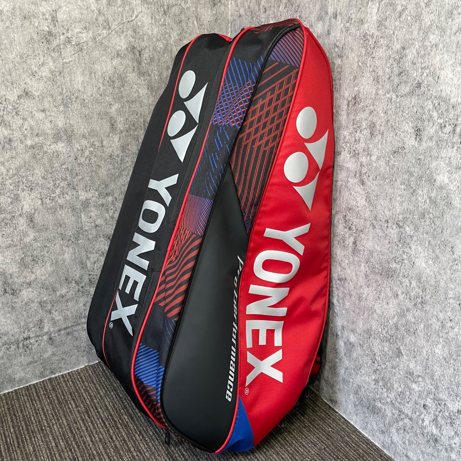 YONEX ヨネックス ラケットバッグ リュック pro performance 9本収納 レッド 大容量