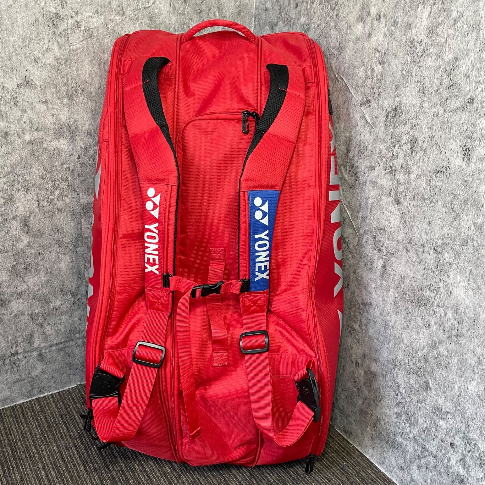 YONEX ヨネックス ラケットバッグ リュック pro performance 9本収納 レッド 大容量