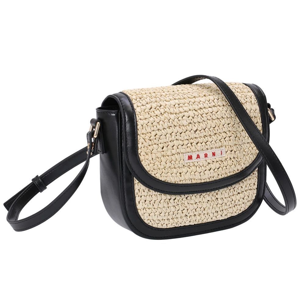 ☆2026春夏物モデル☆MARNI KIDS マルニ キッズ かごバッグ ショルダーバッグ M01828 M00WR レディース ガールズ ★大人もOK★☆選べる2カラー☆ブラック・ホワイト