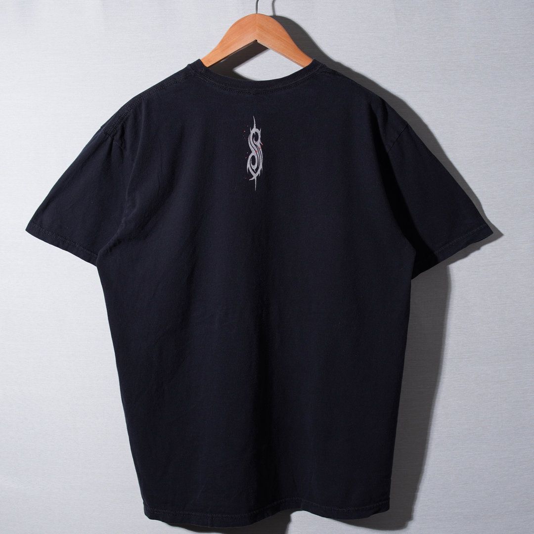 スリップノット Slipknot Tシャツ L ブラック レッド バンT ロックT