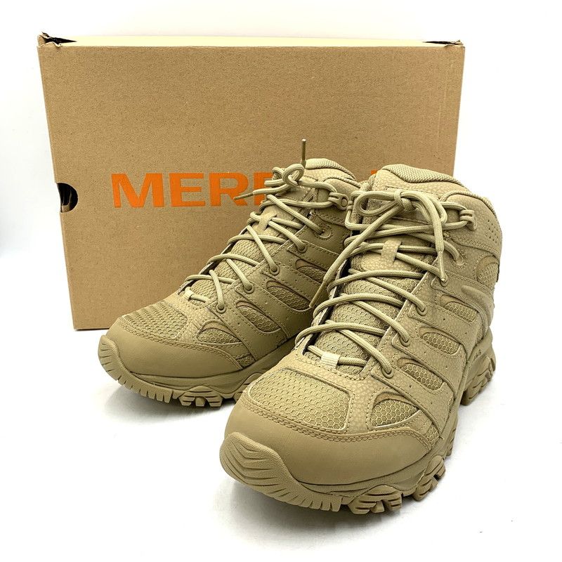 【中古美品】 MERRELL メレル J004111 MOAB 3 MID TACTICAL WP モアブ 3 ミッド タクティカル ウォータープルーフ スニーカー 靴 【162-260530-kh-07-izu】