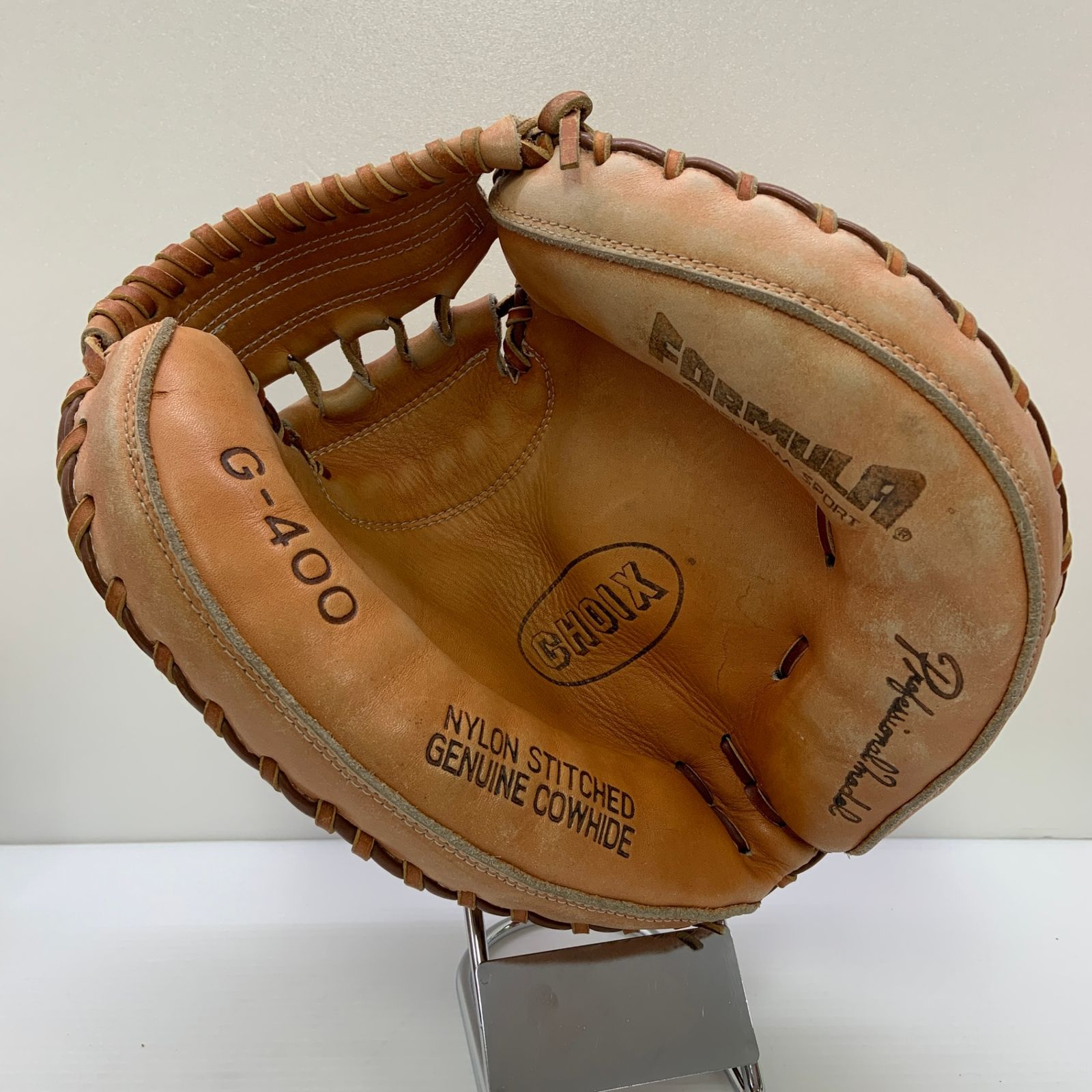 NISHIZAWA FORMURA G-400 硬式 大人 一般 キャッチャーミット 捕手 グローブ グラブ 右投げ  中古品  野球 8839 NISHIZAWA FORMURA G-400 硬式 大人 一般 キャッチャーミット 捕手