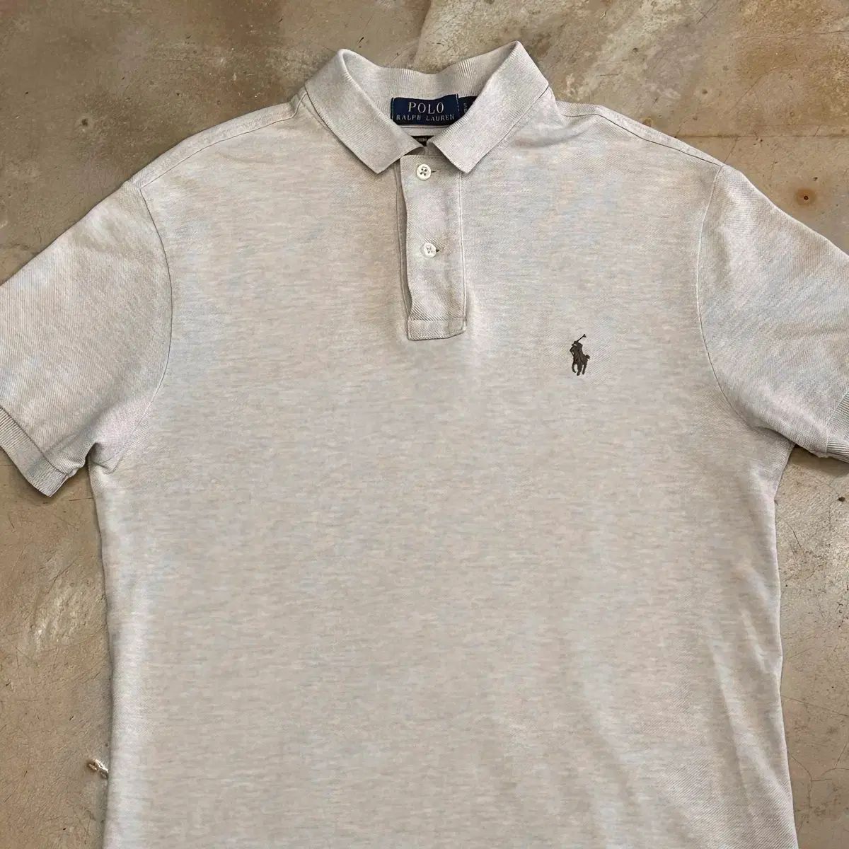 S POLO RALPH LAUREN オートミール ポロシャツ