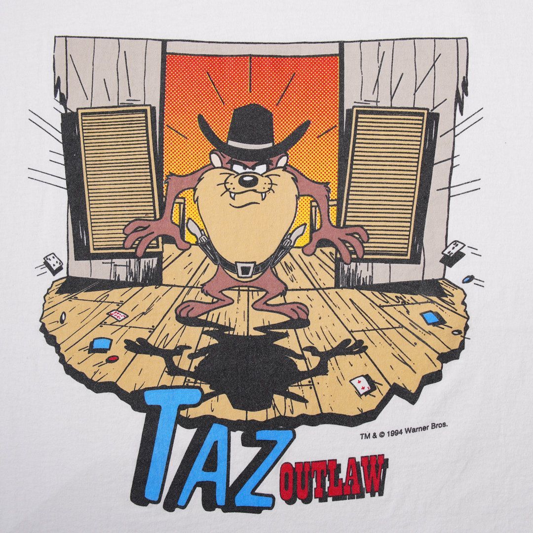 90s USA製 1995年製 ルーニーテューンズ タズマニアンデビル Tシャツ