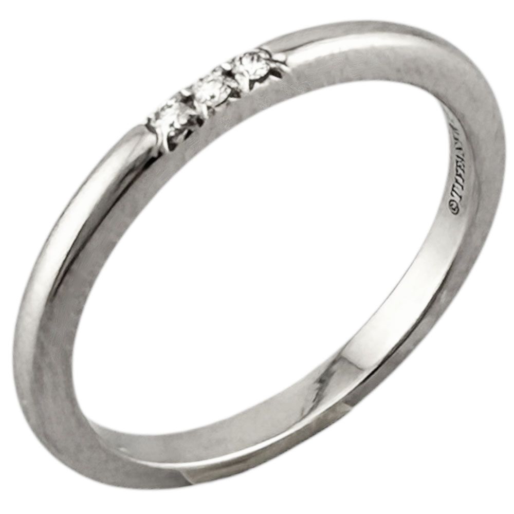 ティファニー フォーエバーウエディング リング 指輪 10号 Pt950プラチナ ダイヤモンド レディース TIFFANY&Co. 中古 ティファニー