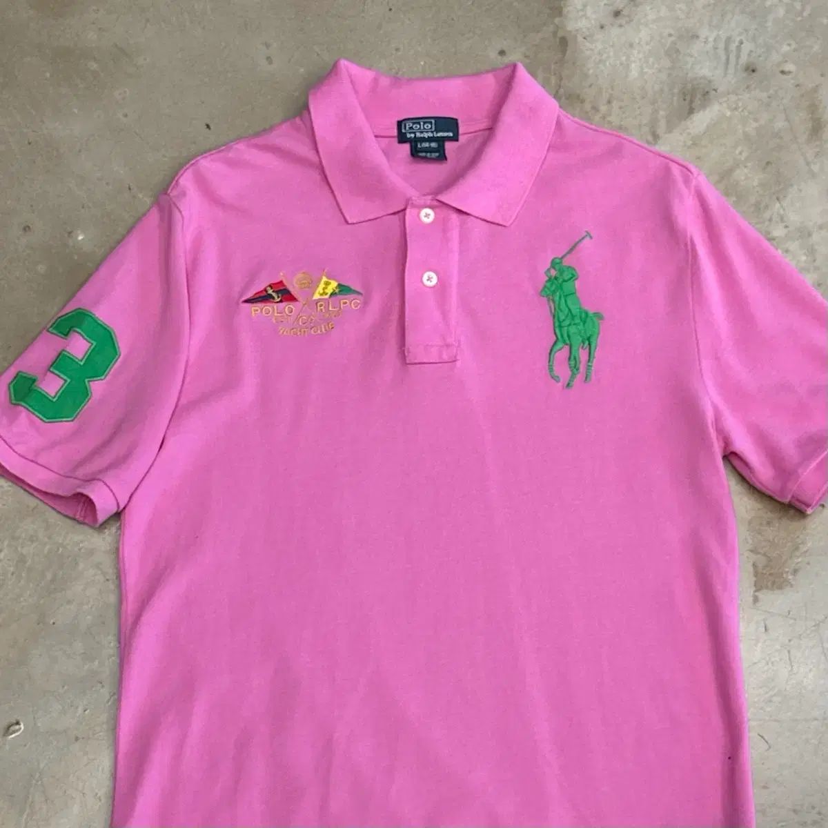 L POLO RALPH LAUREN ビックポニー レディース ポロシャツ ピンク