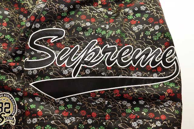 シュプリーム SUPREME 26SS FLORAL JACQUARD SHORT BLACK S フローラル